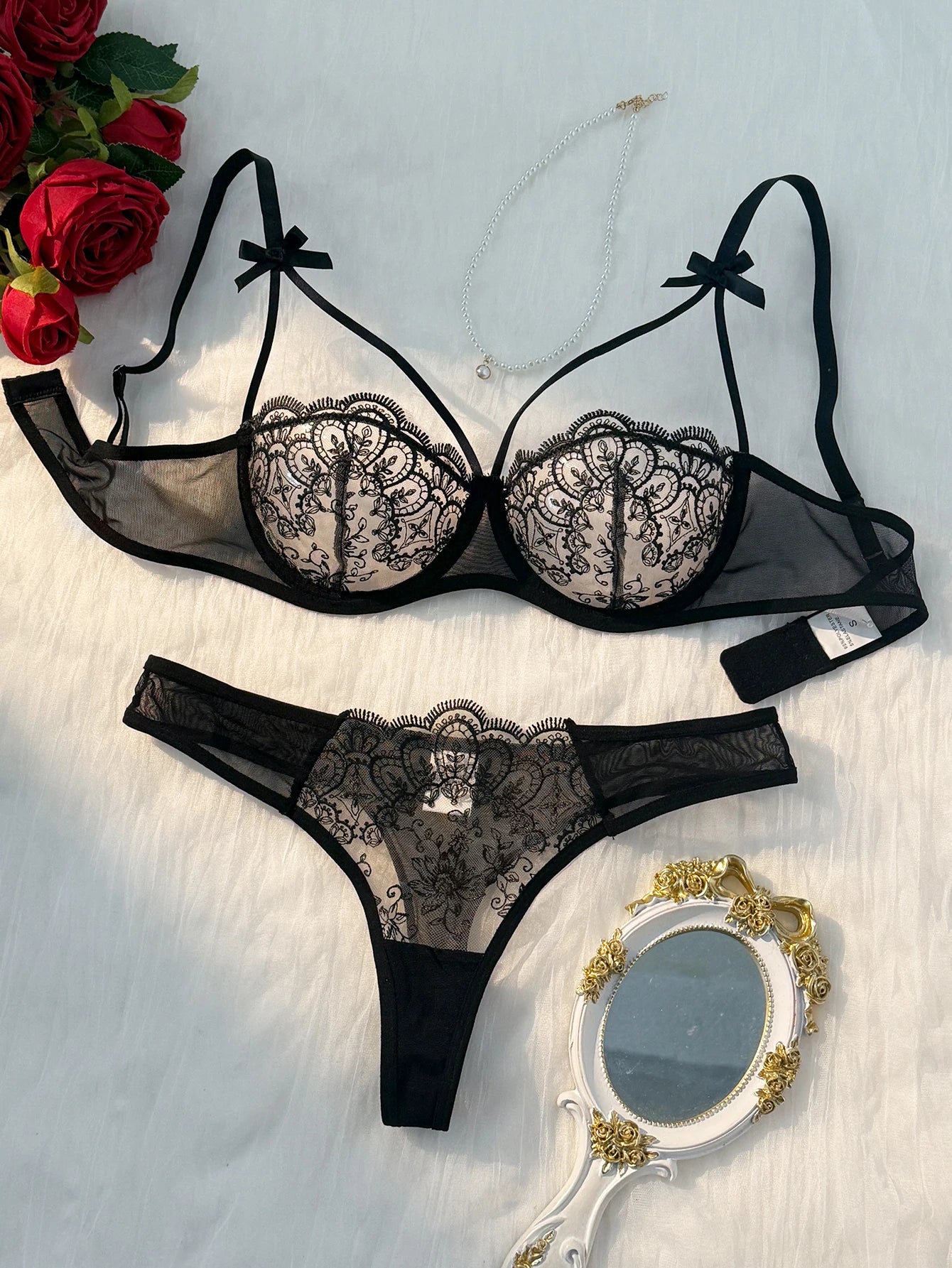 Ensemble de Lingerie Push-Up Femme