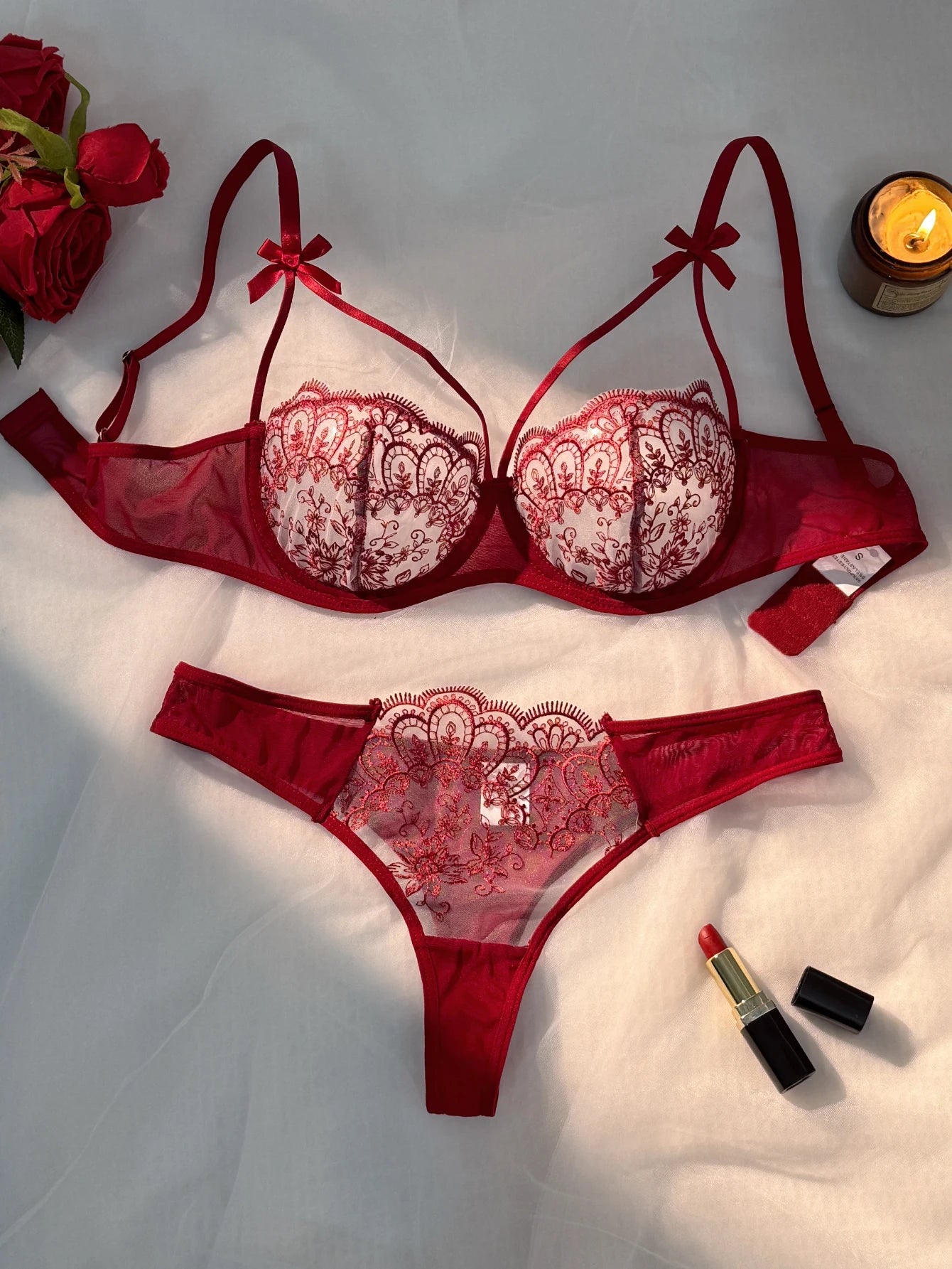 Ensemble de Lingerie Push-Up Femme