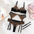 Ensemble de Lingerie Sexy Brodé Femme – Élégance