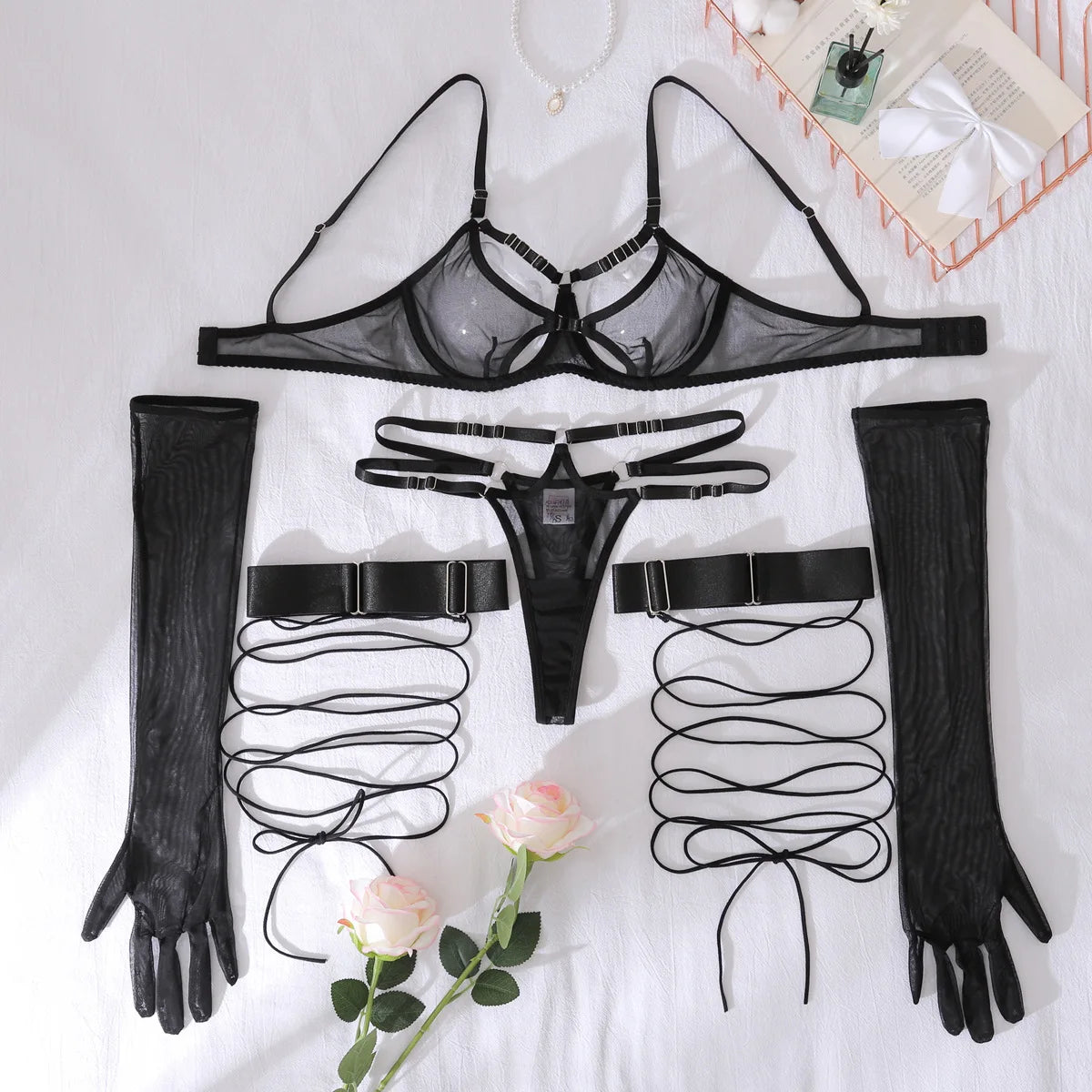 Ensemble de Lingerie Push-Up Femme – Élégance & Séduction