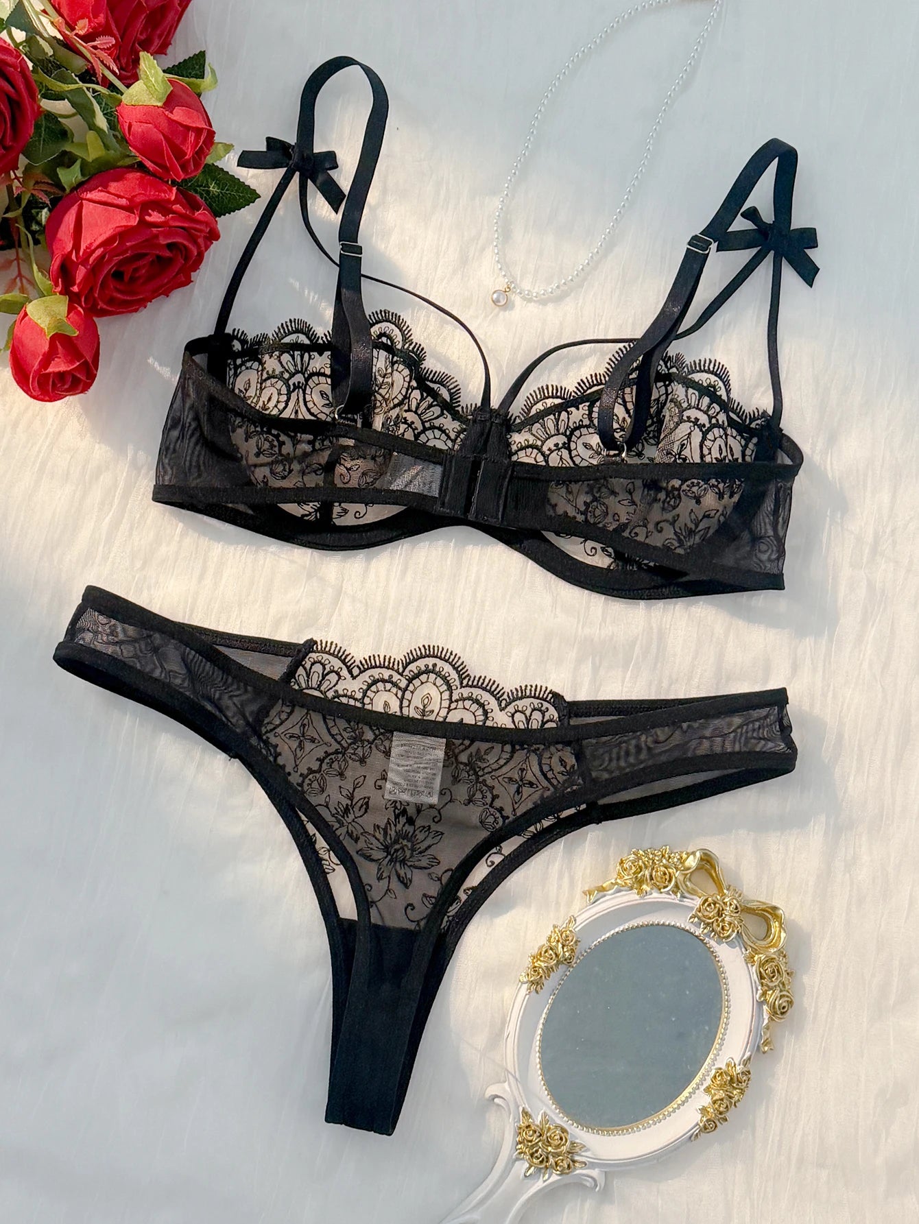Ensemble de Lingerie Push-Up Femme